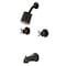 Kingston Brass Tub and Shower Faucet, Oil Rubbed Bronze, Wall Mount KBX8145ZX - alternate 1